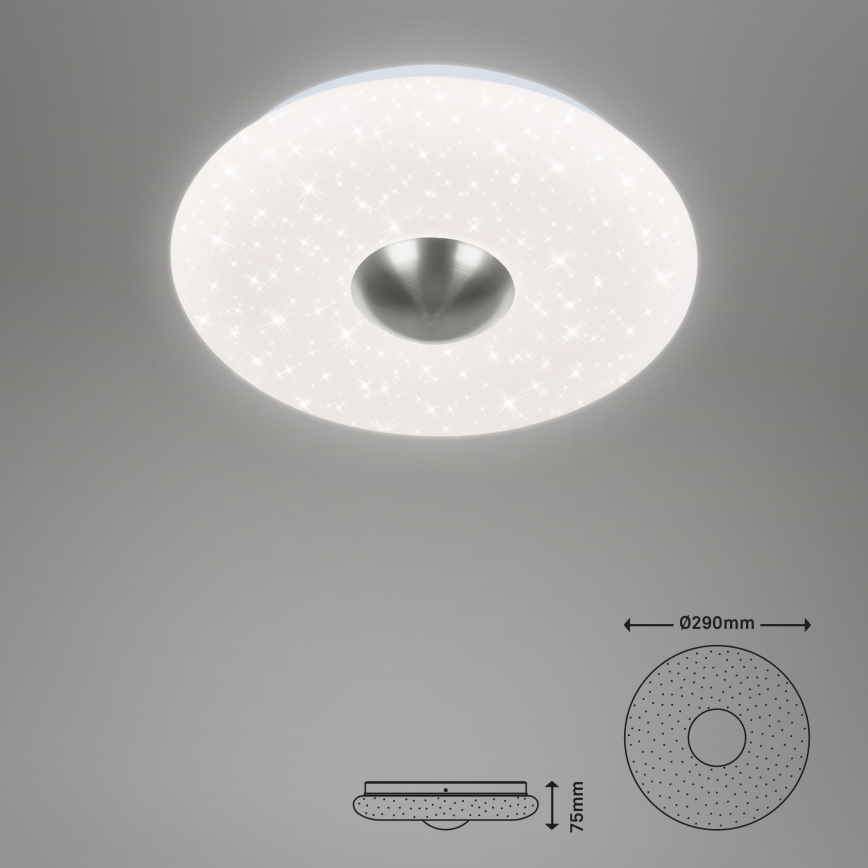 Briloner - LED Ceiling light NALU LED/12W/230V