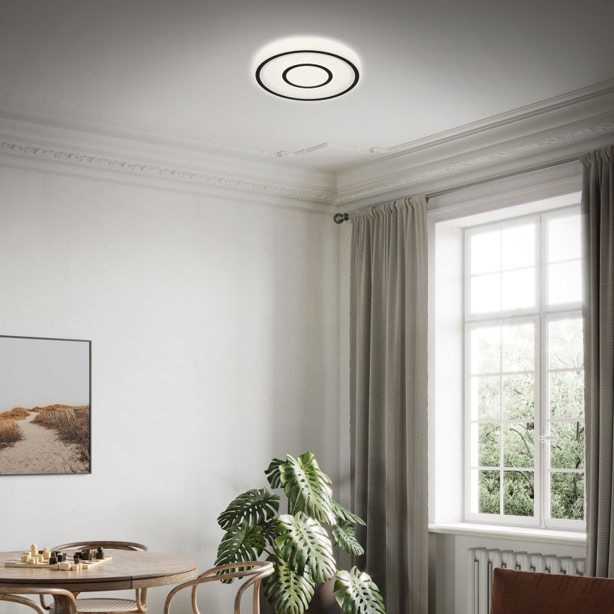 Briloner - LED Ceiling light SIRKEL LED/12W/230V black