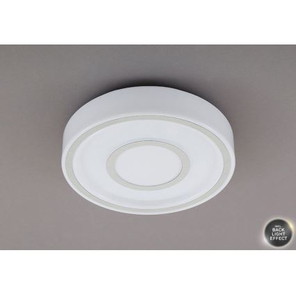Briloner - LED Ceiling light SIRKEL LED/12W/230V matte chrome