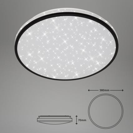 Briloner - LED Ceiling light STARRY SKY LED/24W/230V