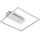 Briloner - LED ceiling light with motion and dusk sensor FRAME LED/14W/230V 3000K 30x32 cm matte chrome