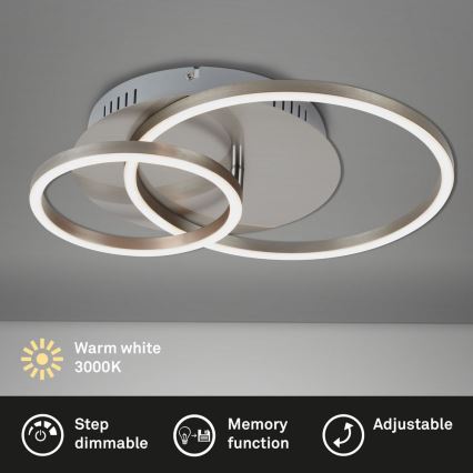 Briloner - LED Dimmable ceiling light FRAMES LED/24,5W/230V