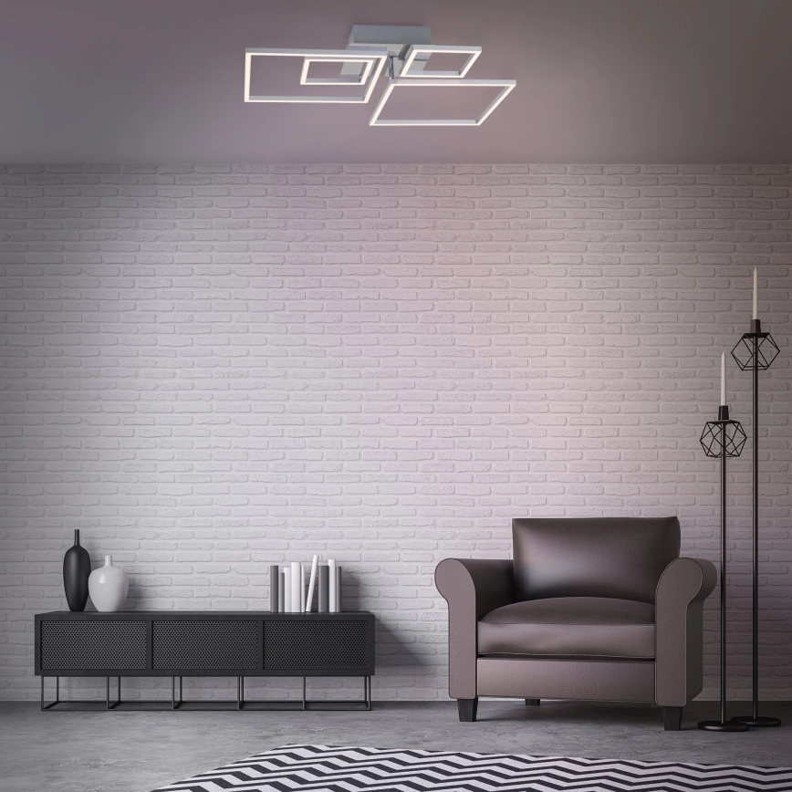Briloner - LED Dimmable ceiling light FRAMES LED/40W/230V