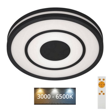 Briloner - LED Dimmable ceiling light RIPPLE LED/24W/230V 3000-6500K + remote control