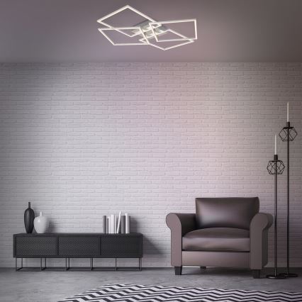 Briloner - LED Dimmable surface-mounted chandelier FRAME 4xLED/12W/230V