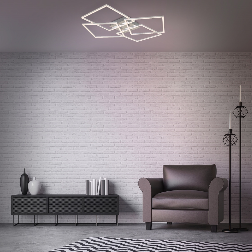 Briloner - LED Dimmable surface-mounted chandelier FRAME 4xLED/12W/230V
