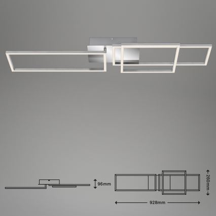 Briloner - LED Dimmable surface-mounted chandelier FRAME LED/44W/230V