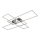 Briloner - LED Dimmable surface-mounted chandelier FRAME LED/50W/230V