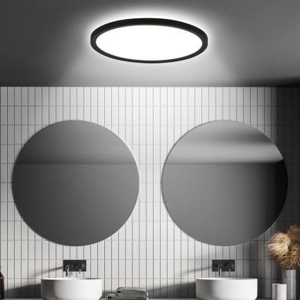 Briloner - LED Bathroom Ceiling Light with MOVE Sensor LED/18W/230V IP44 Ø 29 cm White