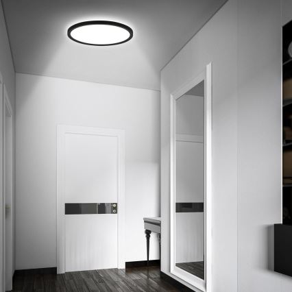 Briloner - LED Bathroom Ceiling Light with MOVE Sensor LED/18W/230V IP44 Ø 29 cm White
