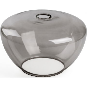 Briloner - Replacement glass for SEVENTIES E27 chandelier, smoked grey