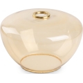 Briloner - Replacement glass shade for SEVENTIES E27 chandelier, smoky beige