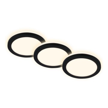 Briloner - SET 3x LED Bathroom recessed light LED/3W/230V IP44
