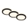 Briloner - SET 3x LED Bathroom recessed light LED/3W/230V IP44