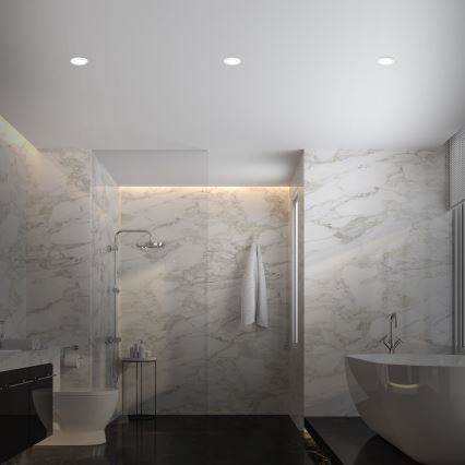 Briloner - SET 3x LED Dimmable bathroom recessed light LED/4,8W/230V 3000-6500K IP44 + remote control