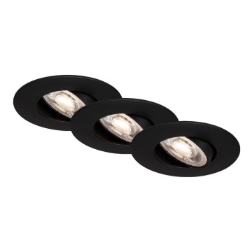 Briloner - SET 3x LED Bathroom recessed light LED/4,9W/230V IP23