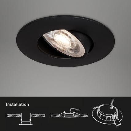 Briloner - SET 3x LED Bathroom recessed light LED/4,9W/230V IP23