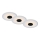 Briloner - SET 3x LED Bathroom recessed light LED/6W/230V IP44 black