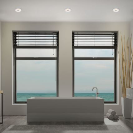 Briloner - SET 3x LED Bathroom recessed light LED/6W/230V IP44 chrome