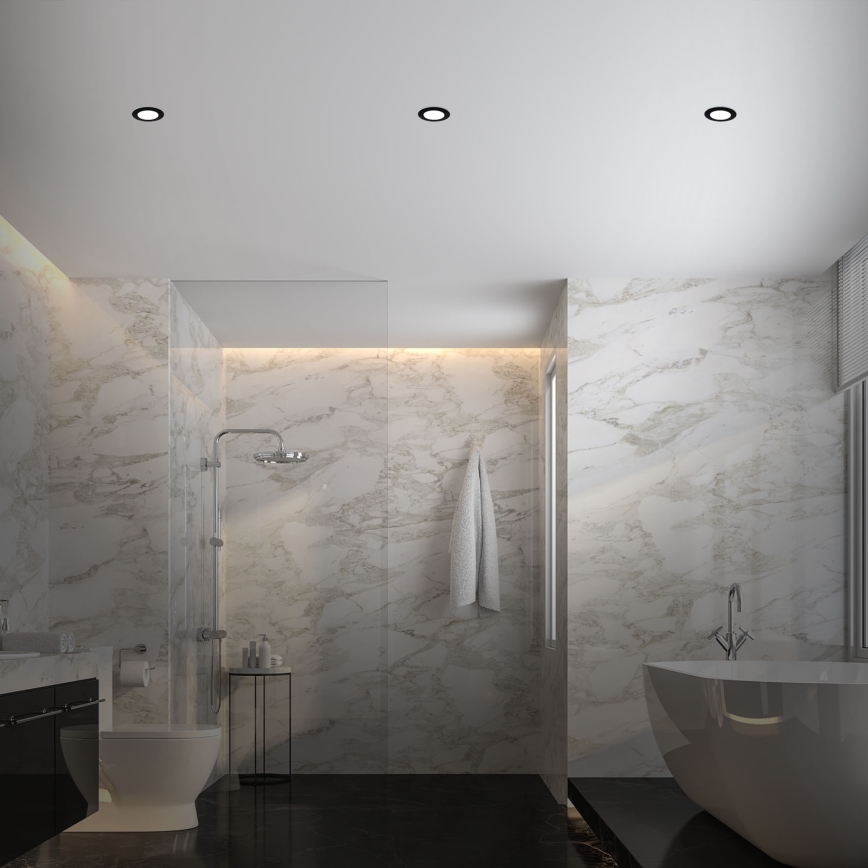 Briloner - SET 3x LED RGBW Dimmable bathroom recessed light LED/4,8W/230V 3000-6500K IP65 + remote control