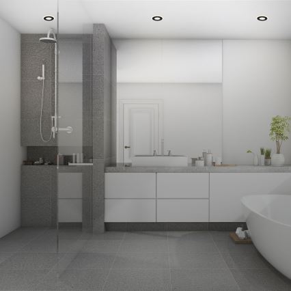 Briloner - SET 3x LED RGBW Dimmable bathroom recessed light LED/5W/230V 3000-6500K IP44 + remote control