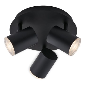 Briloner&nbsp;10476229 - Bathroom spotlight 3xGU10/5W/230V IP44 black