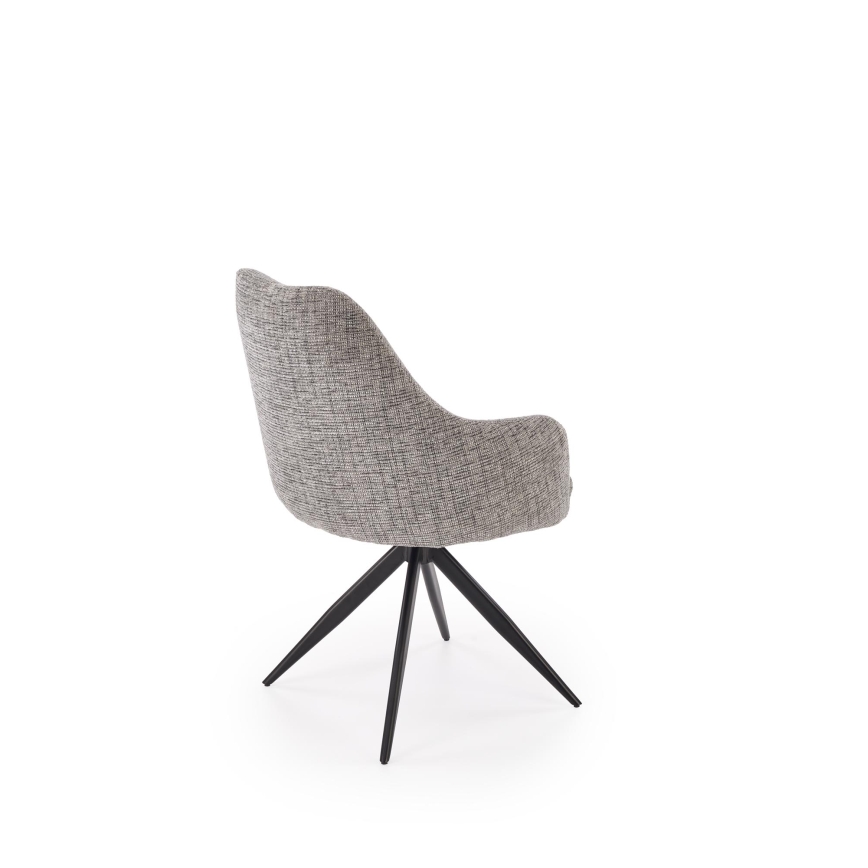 BRISA Swivel Dining Chair, 1 pc, grey