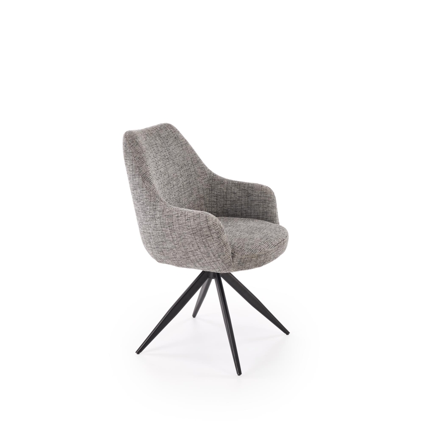 BRISA Swivel Dining Chair, 1 pc, grey