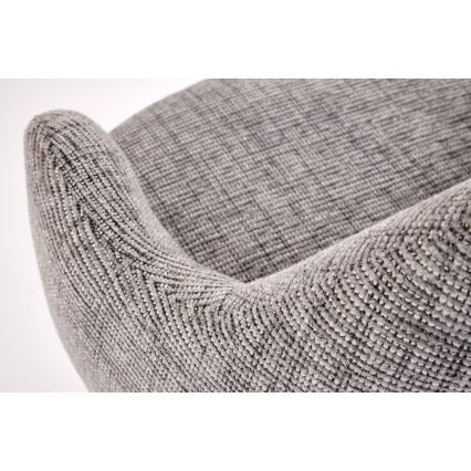 BRISA Swivel Dining Chair, 1 pc, grey