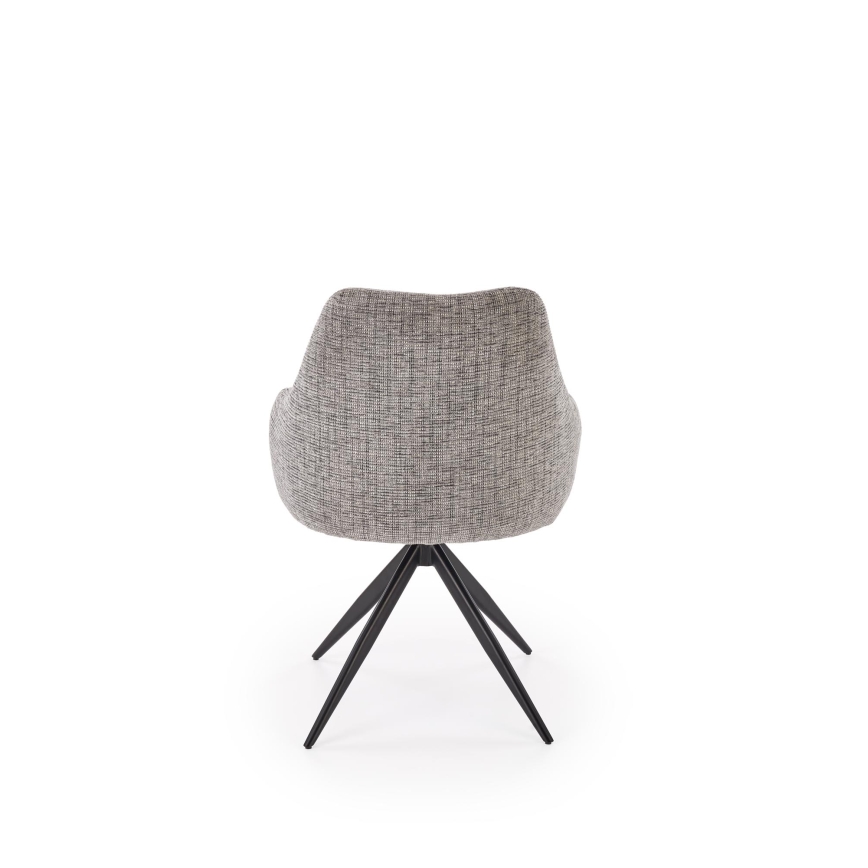 BRISA Swivel Dining Chair, 1 pc, grey