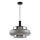 BRIZI cable-hung pendant light 1xE27/40W/230V grey/smoke