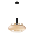 BRIZI Cable Pendant Lamp 1xE27/40W/230V Beige/Smoked