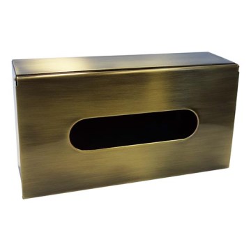 Bronze Pocket Tissue Dispenser 25x13 cm