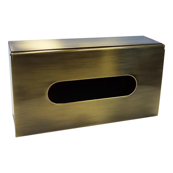 Bronze Pocket Tissue Dispenser 25x13 cm