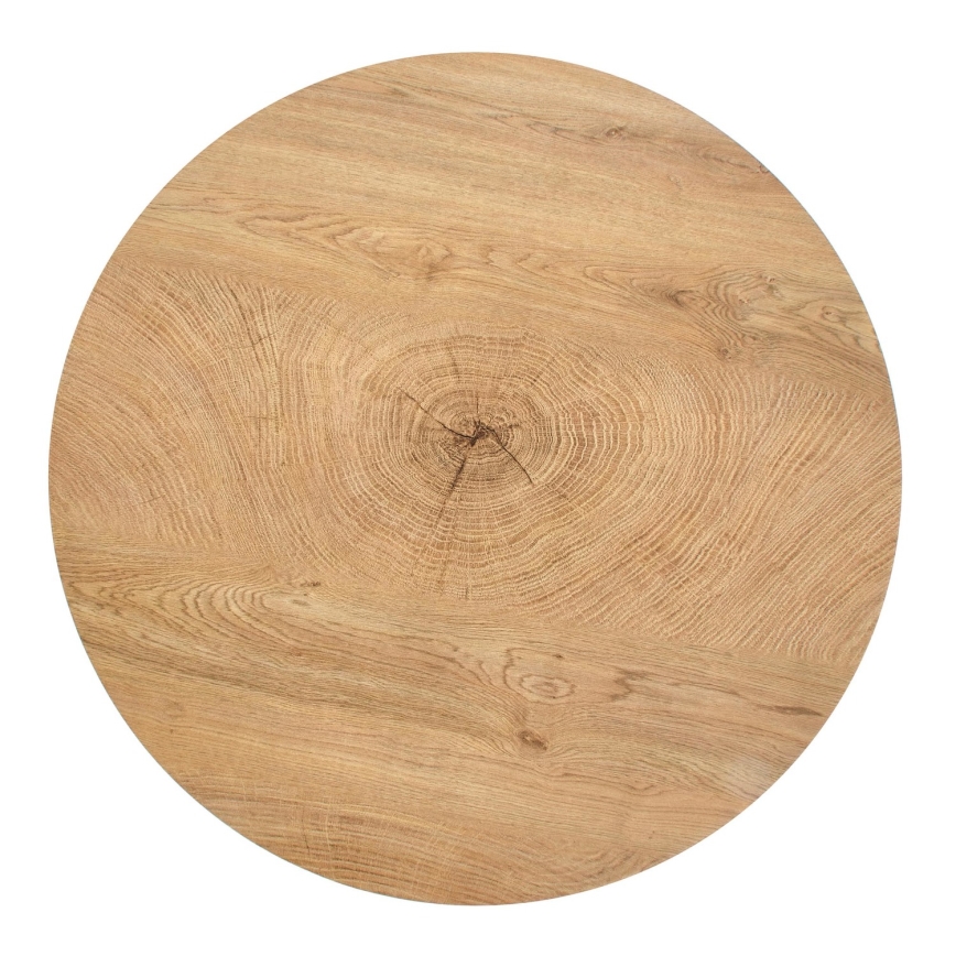 BROOKLYN Coffee Table 37x80 cm Natural Oak/Black
