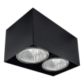 Brosline - 2x GU10 Spotlight 10W/230V, Black
