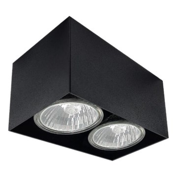 Brosline - 2x GU10 Spotlight 10W/230V, Black