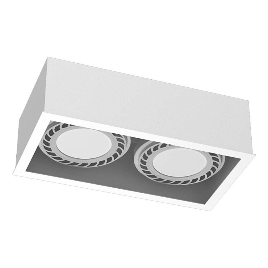 Brosline - Directional Spotlight 2xGU10/18W/230V, White