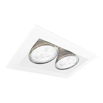 Brosline - Recessed ceiling downlight 2x GU10/10W/230V white