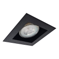Brosline - Recessed Ceiling Light 1xGU10/10W/230V Black