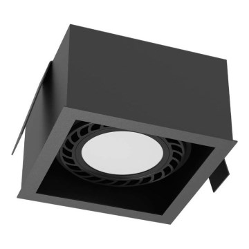 Brosline - Recessed ceiling light 1xGU10/18W/230V black