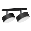 Brosline - Recessed ceiling spotlight 2xGX53/9W/230V black