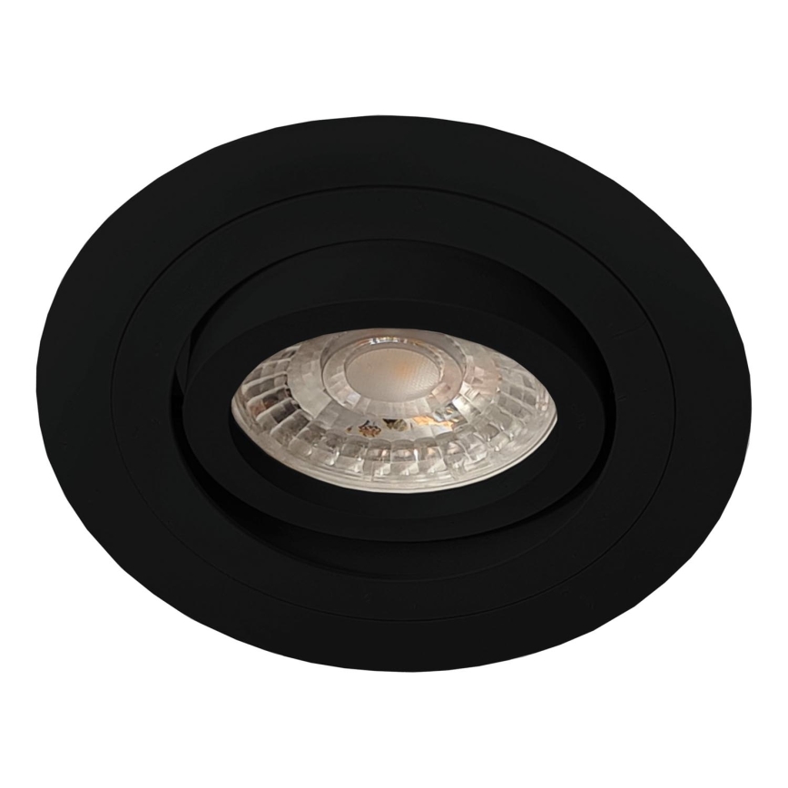 Brosline - Recessed downlight 1xGU10/10W/230V Black