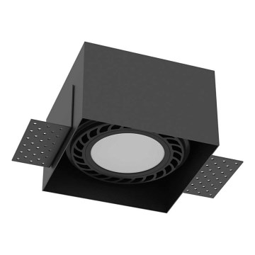Brosline - Recessed Downlight 1xGU10/18W/230V Black
