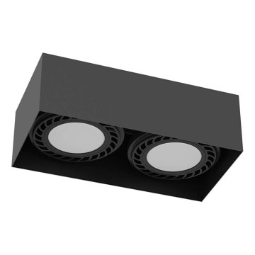 Brosline - Spotlight 2xGU10/18W/230V Black