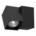Brosline - Wall-mounted spotlight 1x GU10/10W/230V Black