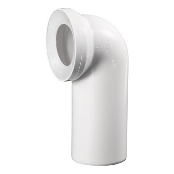 Bruckner - 90° toilet pan connector 11 cm white