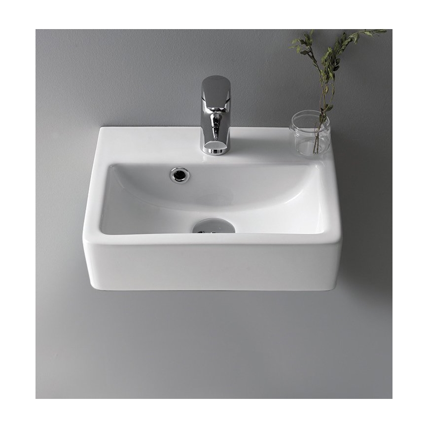 Bruckner - Basin NOAM 37,5x28 cm ceramics/white