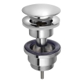 Bruckner - Basin waste without overflow CLICK-CLACK d. 6,4 cm shiny chrome