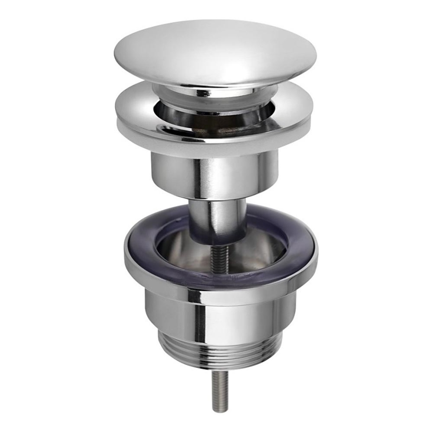 Bruckner - Basin waste without overflow CLICK-CLACK d. 6,4 cm shiny chrome